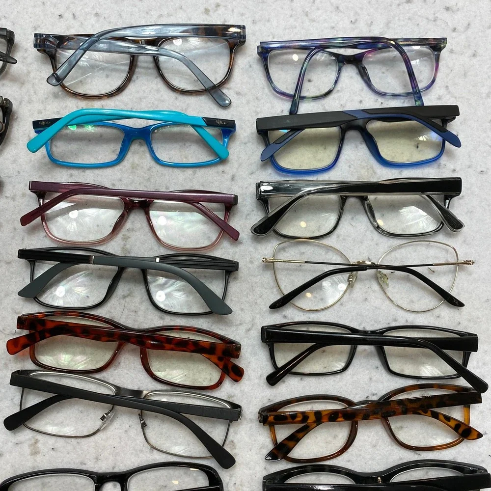 Lot Of 30 Mixed Reading Glasses Bundle Unisex OS Rectangular Cat Eye Bundle